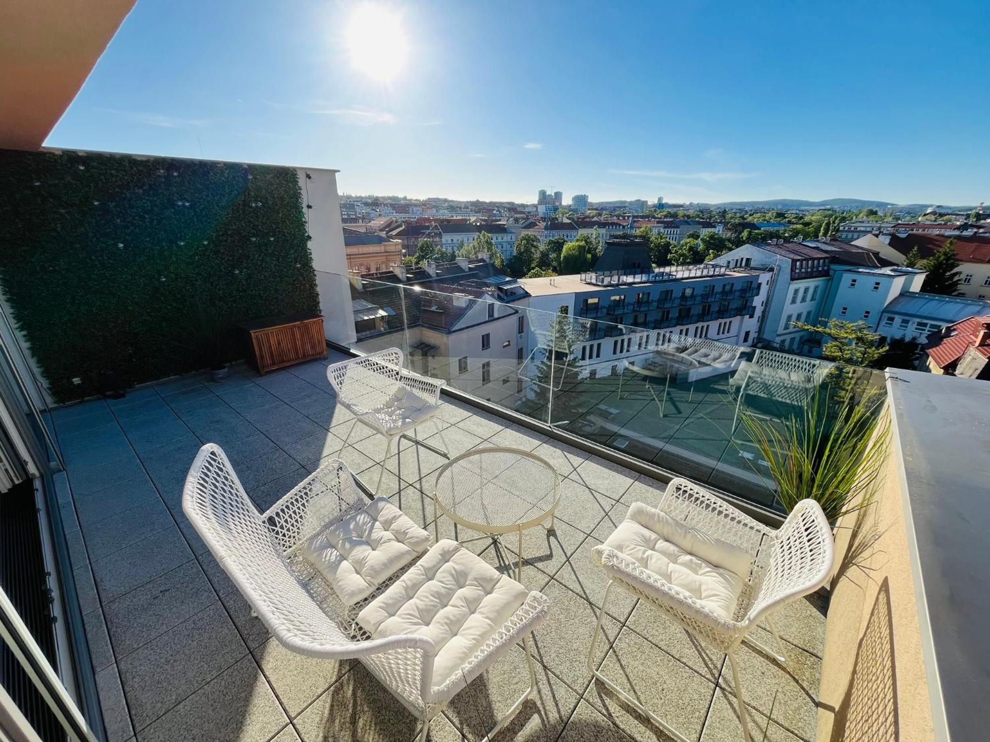 Brno City Center Apartment With Parking And A Big Terrace Exterior photo